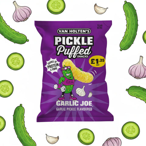 Van Holten's Pickle Puffed Snacks Garlic Joe