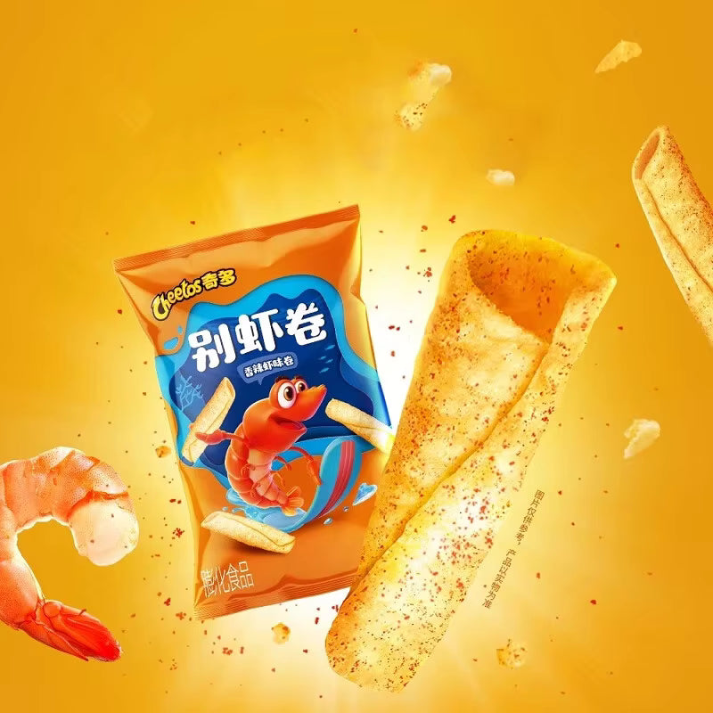 Cheetos Spicy Shrimp Rolls Batatas Fritas L
