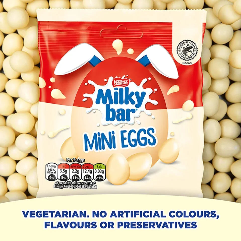 Nestlé Milkybar Mini Eggs Chocolate Branco