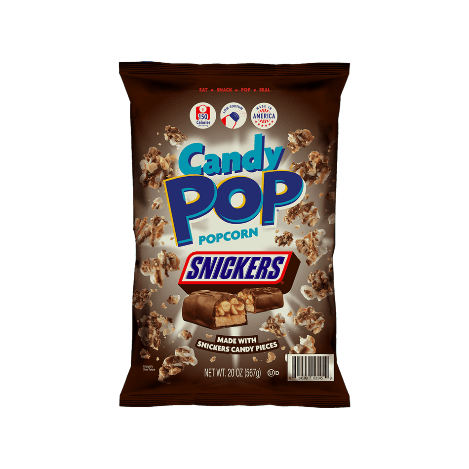 Candy Pop Popcorn Snickers