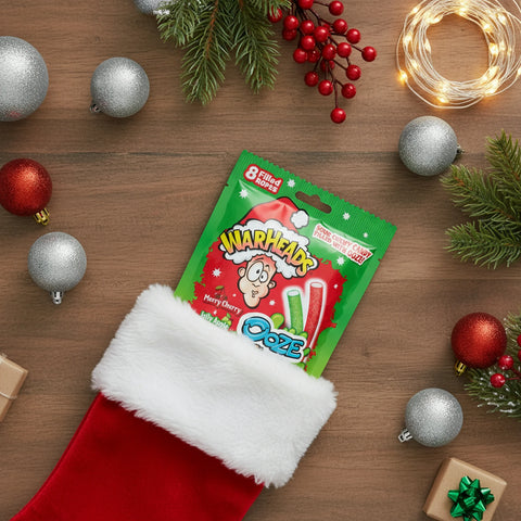 Warheads Ooze Chewz Holiday Candy Ropes Sour