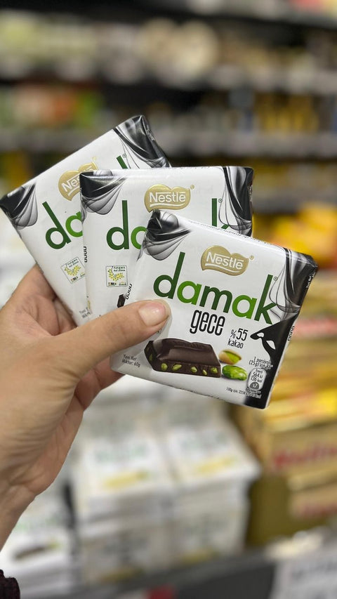 Nestle Damak Dark Chocolate with Pistachios