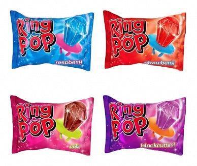 Bazooka Ring Pop Mixed Flavours (1 unid. Sortido)