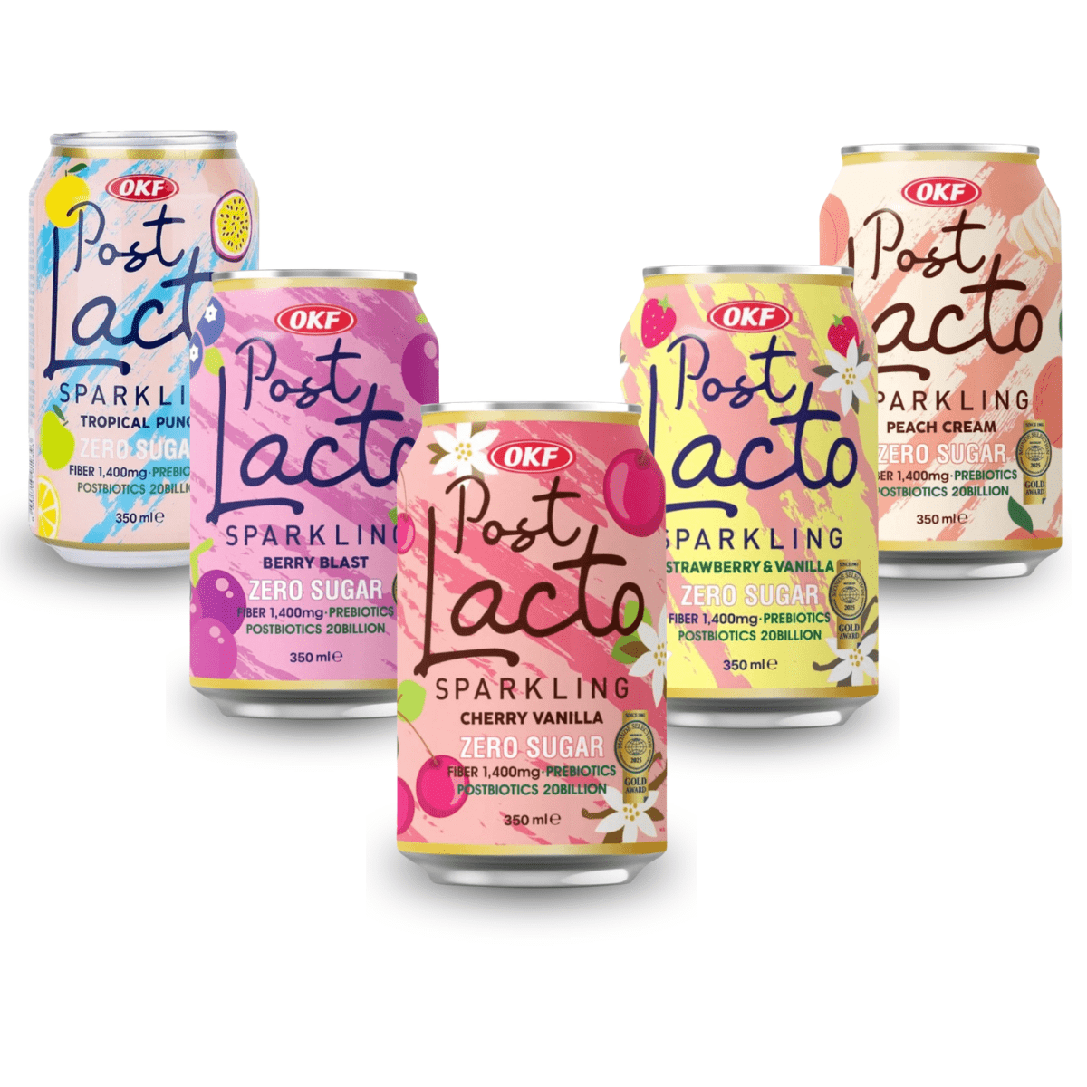 OKF PostLacto Zero Sugar Berry Blast Sparkling