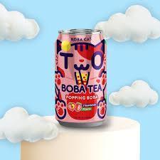 Boba Cat Popping Boba Bubble Tea (Strawberry Peach) - FragFuel