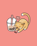 Boba Cat Tapioca Boba Bubble Tea (Brown Sugar MilkTea) - FragFuel