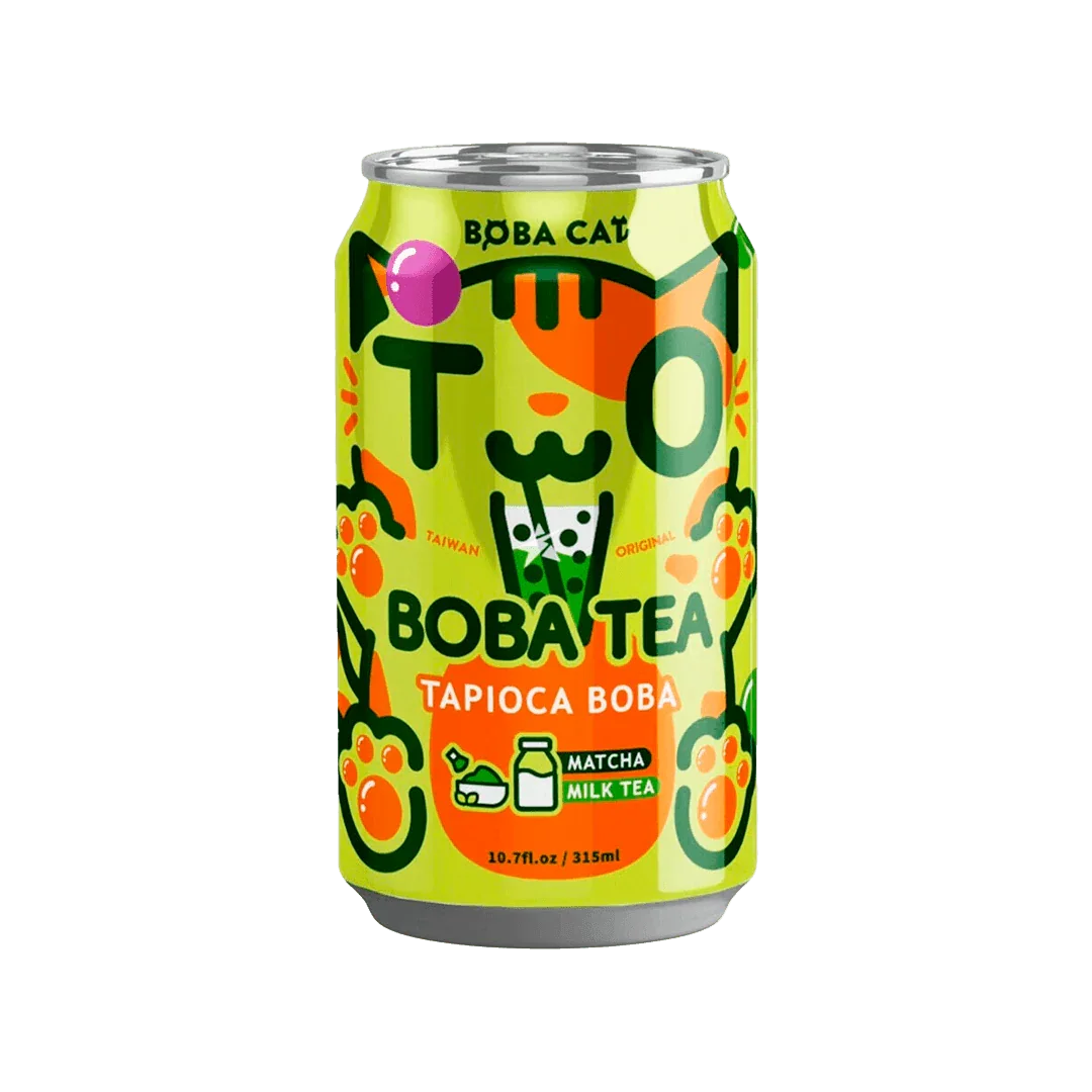 Boba Cat Tapioca Boba Bubble Tea (Matcha MilkTea) - FragFuel