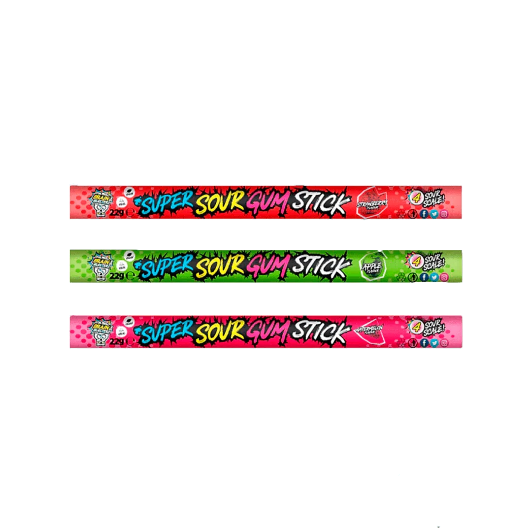 Brain Blasterz Sour Gum Stick (1unid) - FragFuel