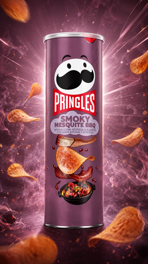 Pringles Smoky Mesquite BBQ