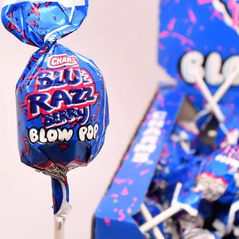 Blow Pops Blue Razz Berry