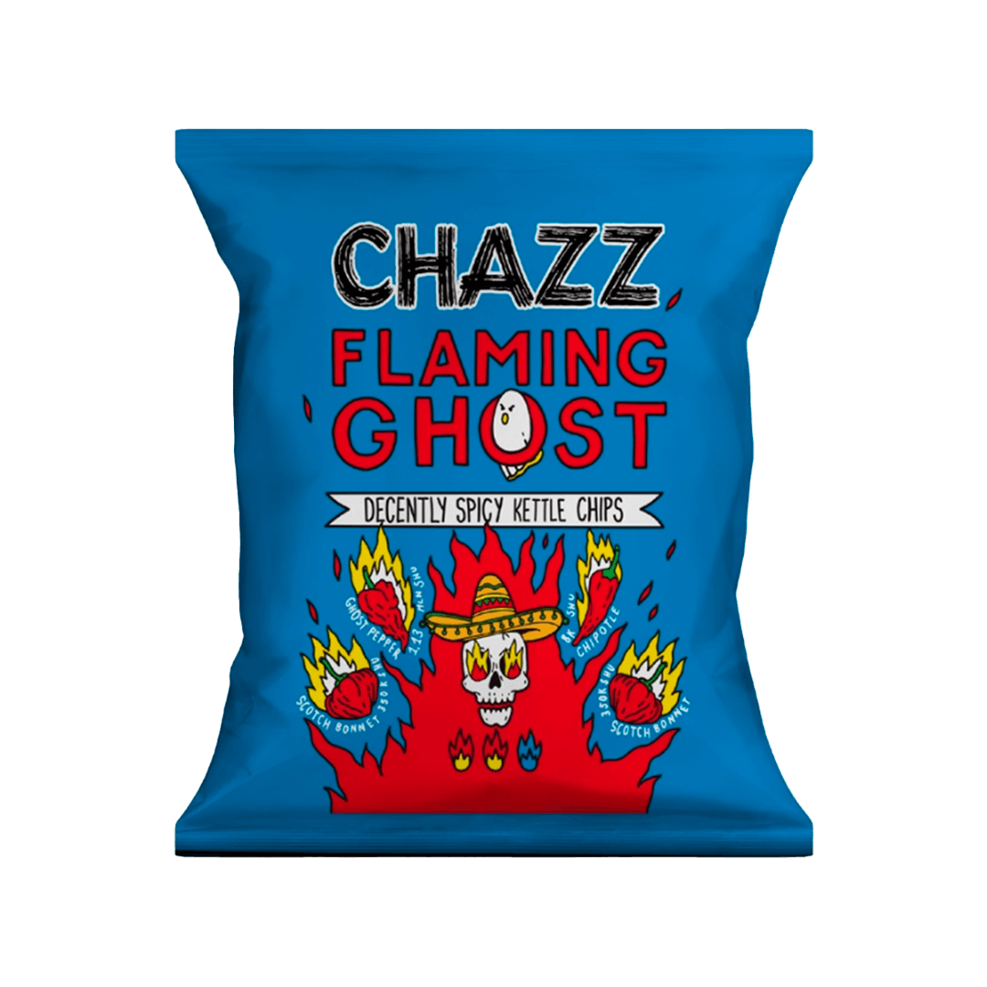 Chazz Chips Flaming Ghost Pepper (Very Hot) - FragFuel