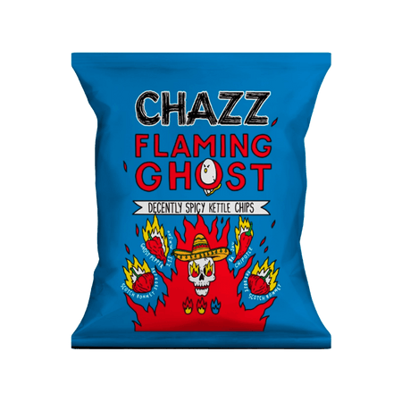 Chazz Chips Flaming Ghost Pepper (Very Hot) - FragFuel