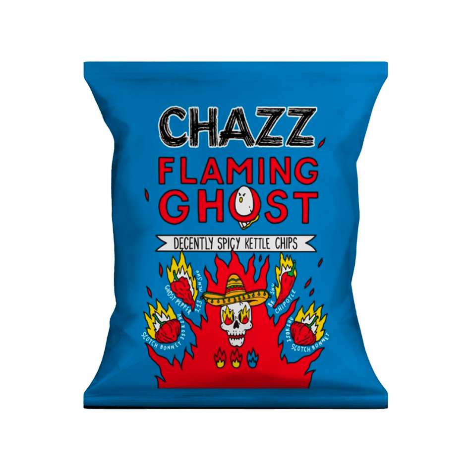 Chazz Chips Flaming Ghost Pepper (Very Hot) - FragFuel