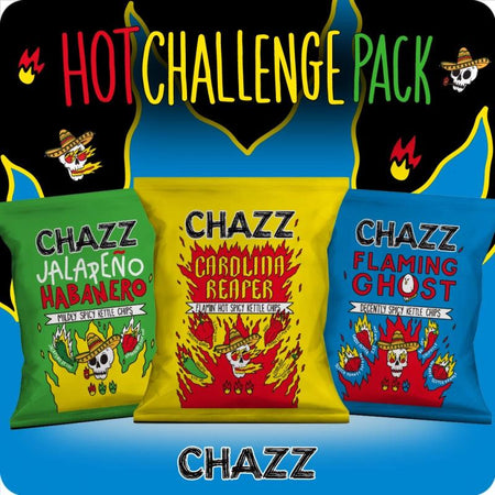 Chazz Chips Flaming Ghost Pepper (Very Hot) - FragFuel