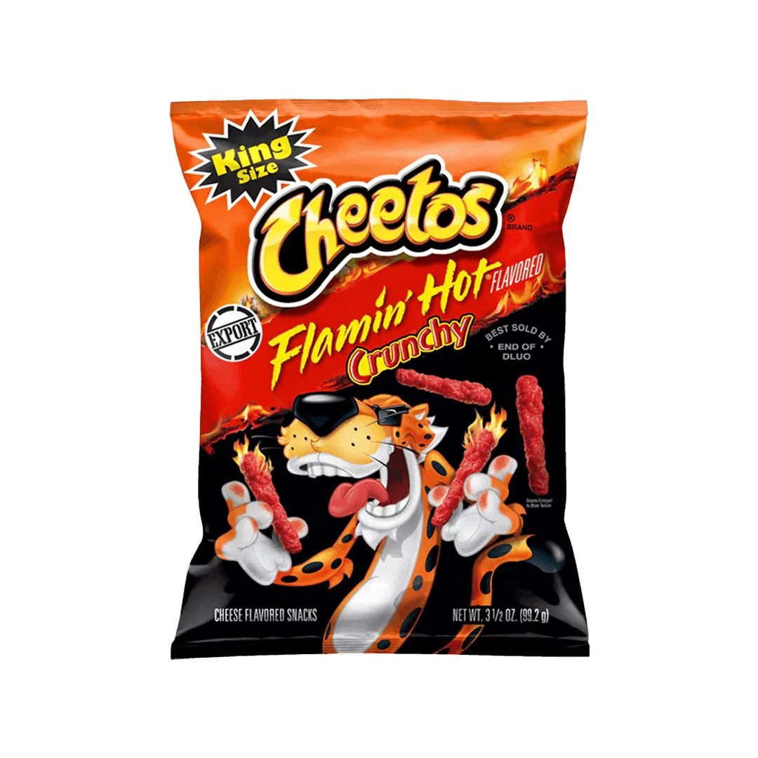 Cheetos Flamin' Hot Crunchy USA King Size - FragFuel