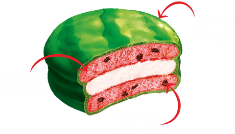 Orion Choco Pie Watermelon (1 Unid.)