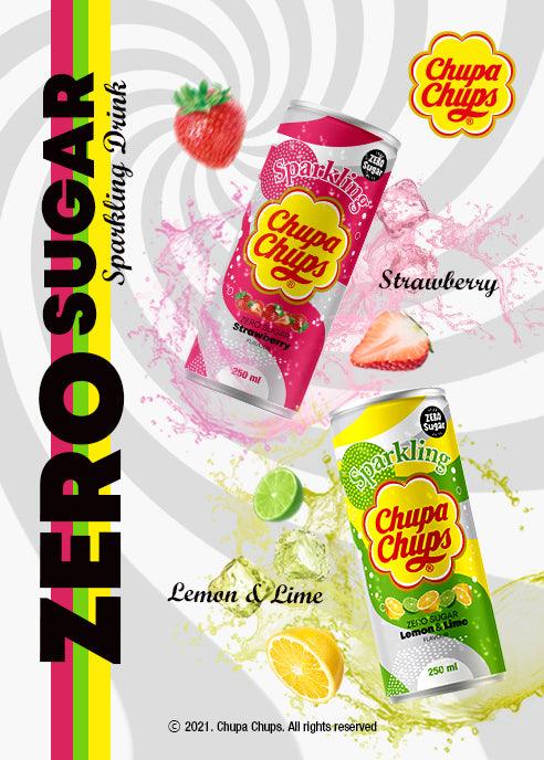 Chupa Chups Lemon & Lime Sparkling Zero Flavour - FragFuel