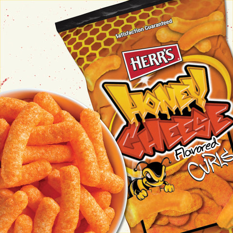 Herr's Cheese Curls Honey Cheese