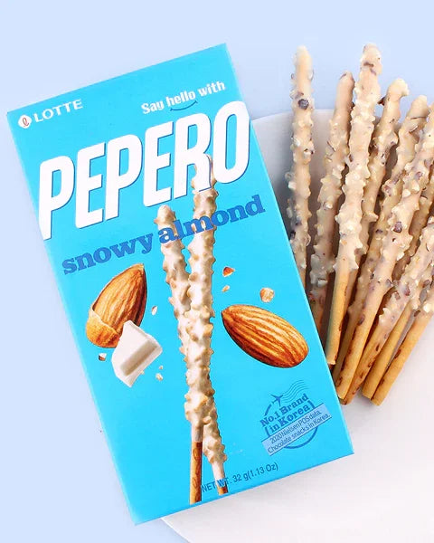 Lotte Pepero Snowy Almond