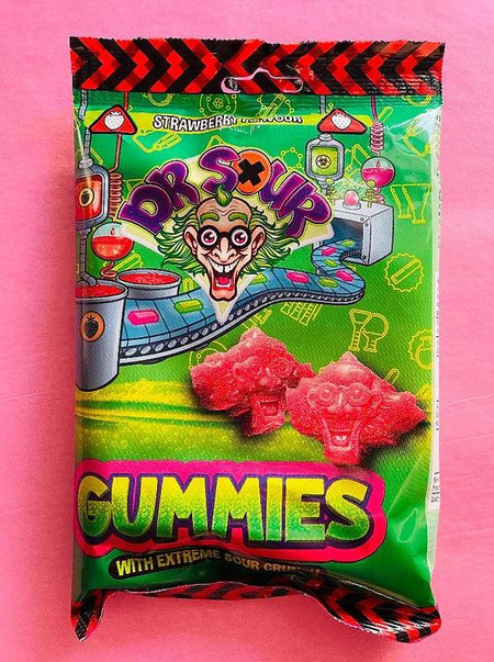 Dr Sour Strawberry Gummies - FragFuel