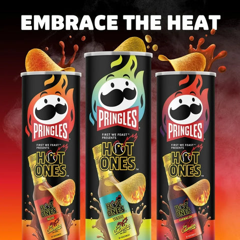 Pringles Hot Ones Los Calientes Rojo (Edição Especial)