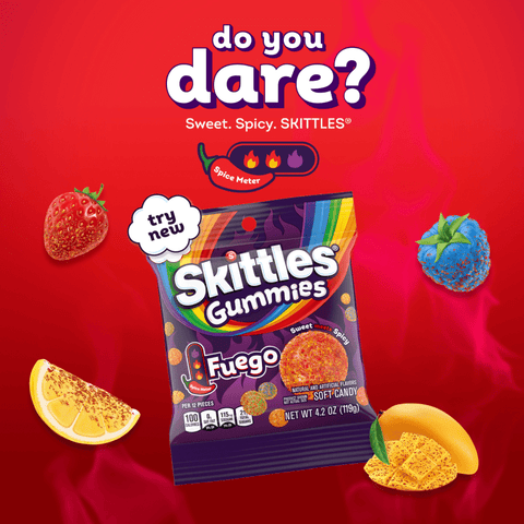 Skittles Gummies Fuego