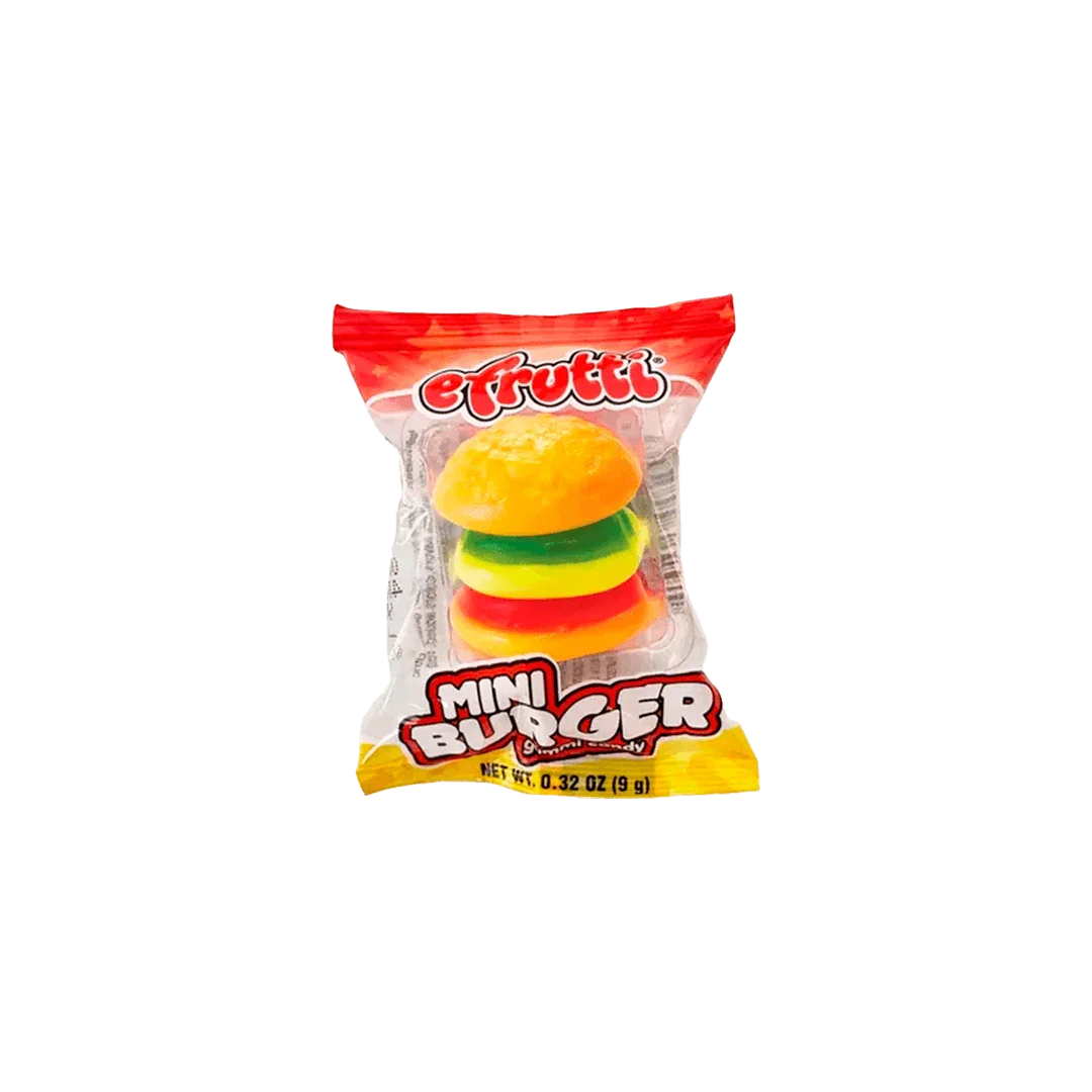 Efrutti Gummi Candy Mini Burger - FragFuel