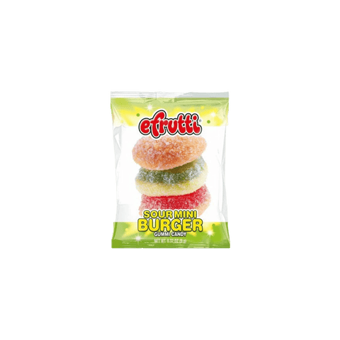 Efrutti Gummi Mini Burger Sour - FragFuel