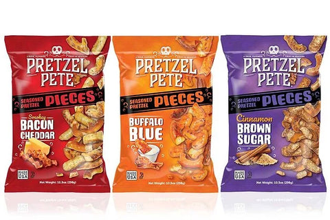 Pretzel Pete Pieces Smokey Bacon Cheddar Big