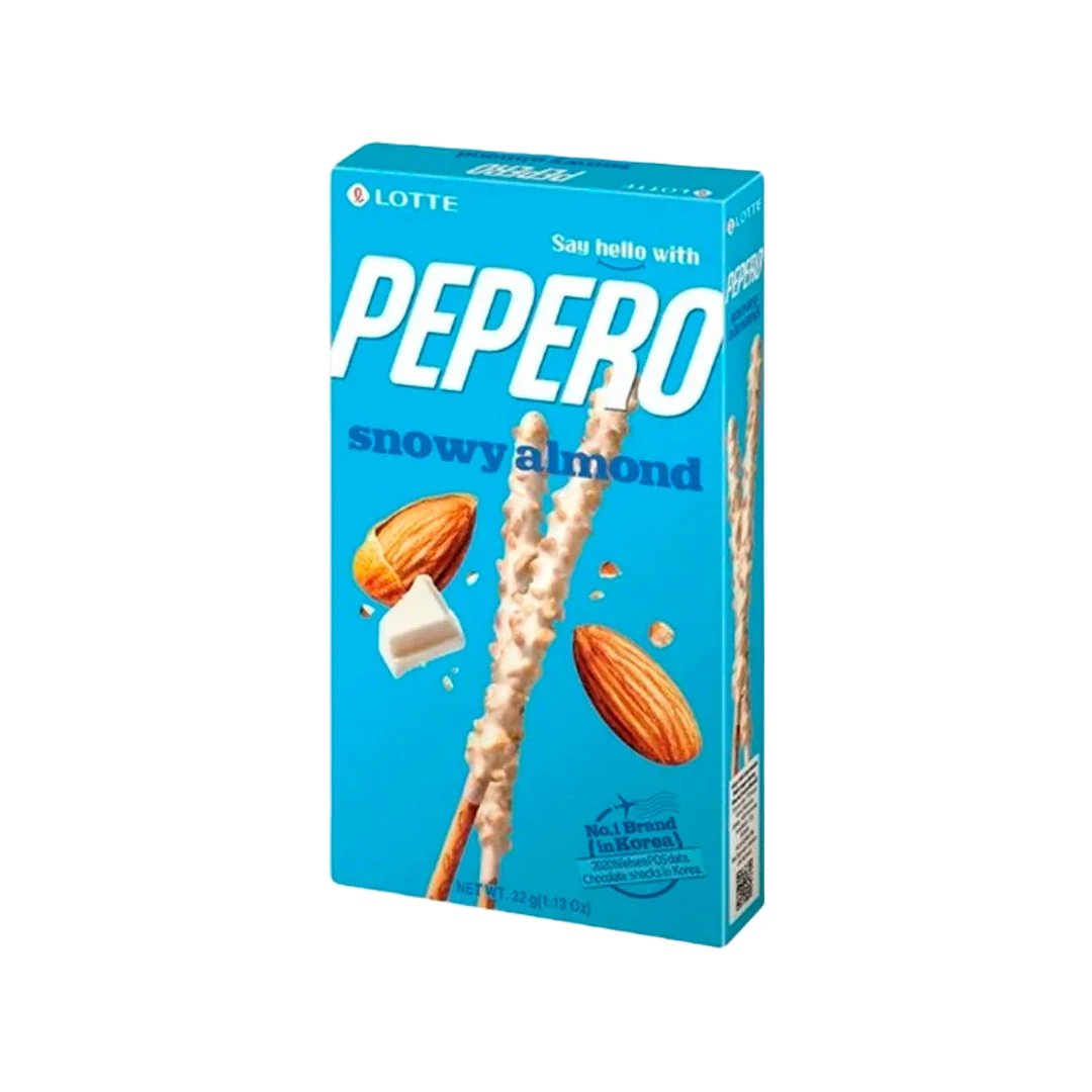Lotte Pepero Snowy Almond
