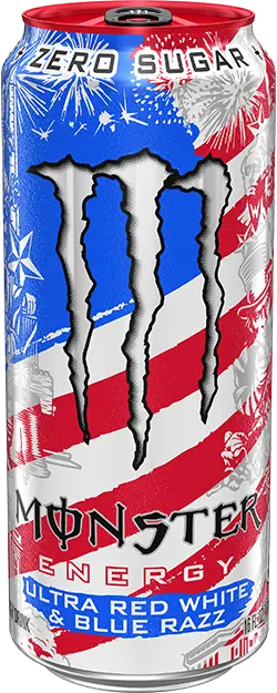 Monster Energy Ultra Red White Blue Razz