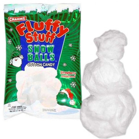 Charms Fluffy Stuff Snow Balls Cotton Candy