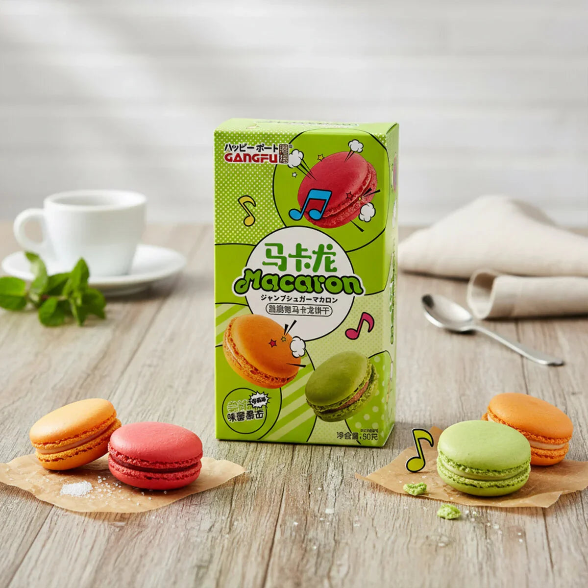 Macarons Matcha Popping Candy CX