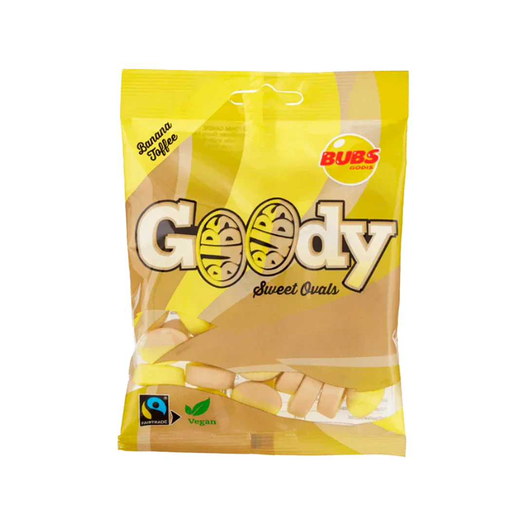 BUBS Goody Sweet Ovals Banana Toffee