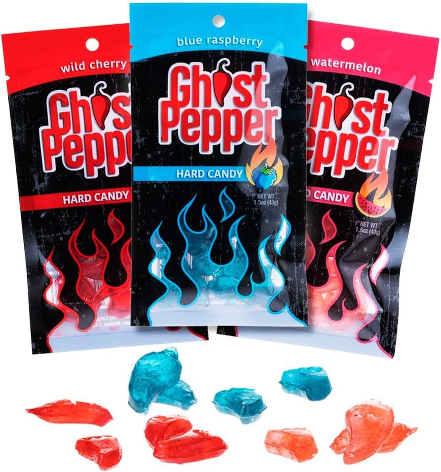 Ghost Pepper Hard Candy - Blue Raspberry - FragFuel