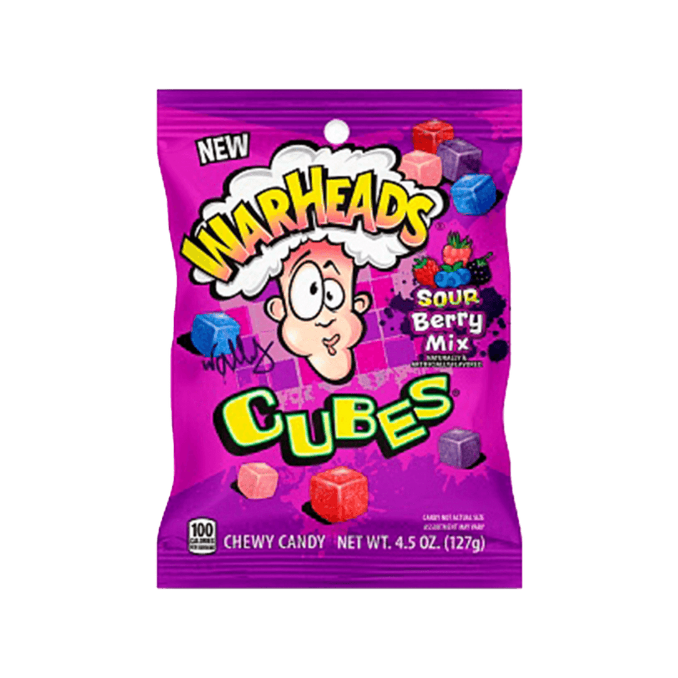 Warheads Cubes Sour Berry Mix Bag