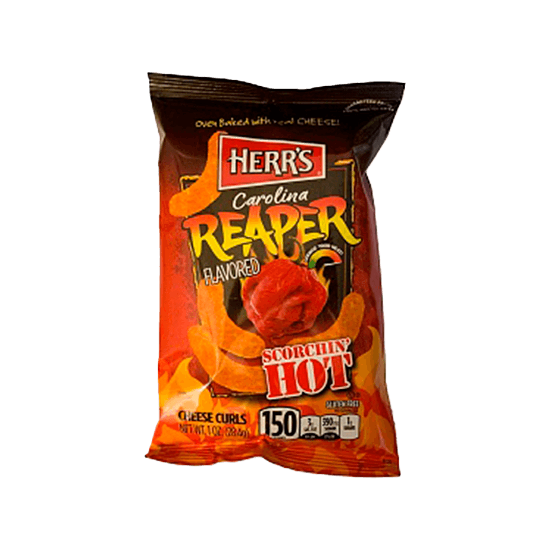 Herr's Cheese Curls Carolina Reaper - FragFuel