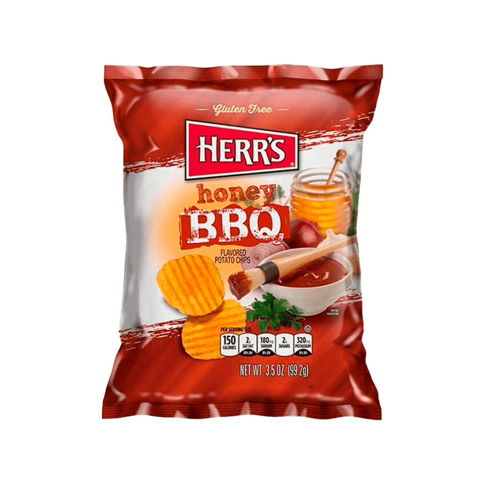 Herr's Honey BBQ Flavored Potato Chips - FragFuel