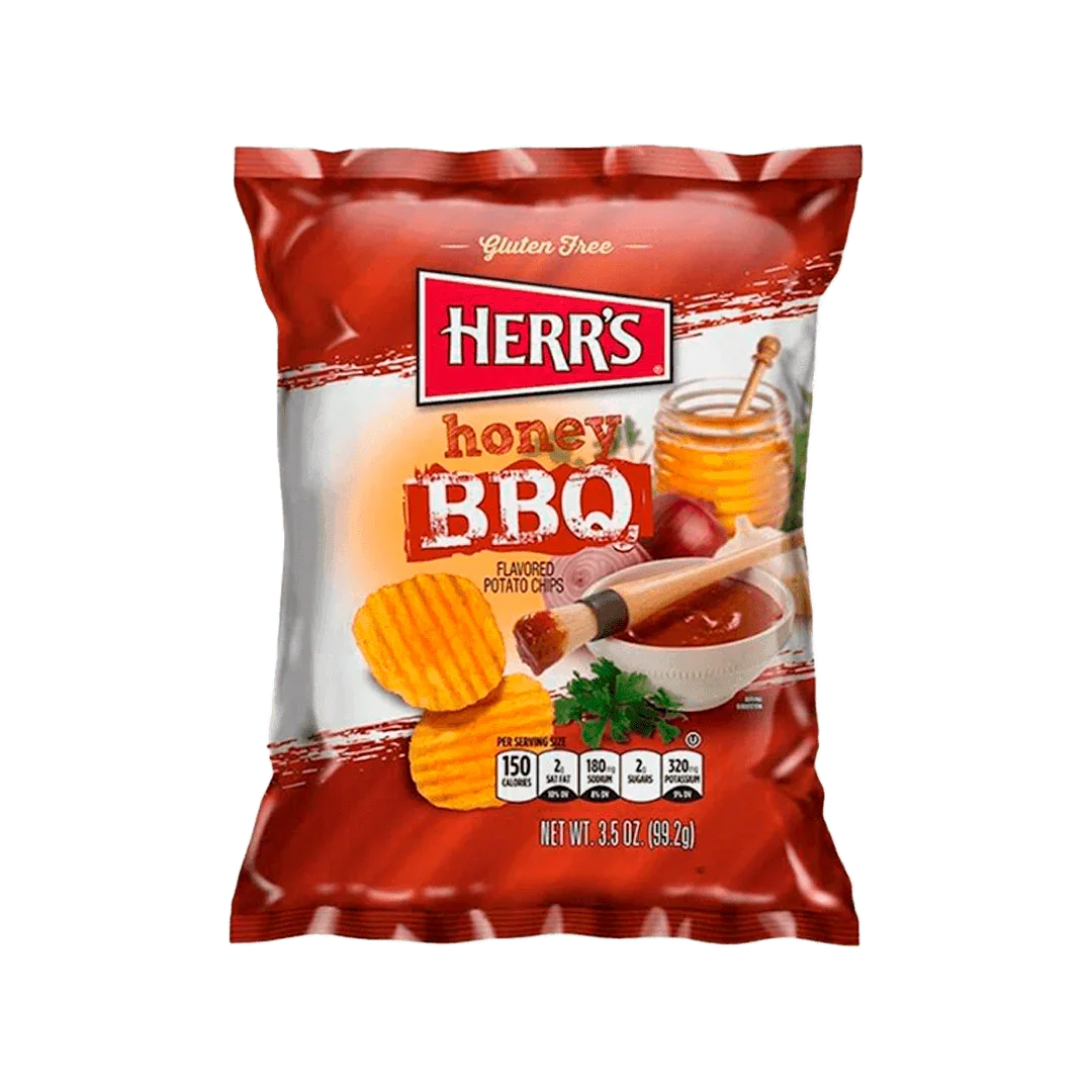 Herr's Honey BBQ Flavored Potato Chips - FragFuel