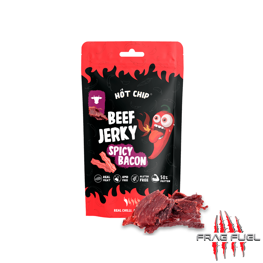 Hot Chip Jerky Chilli Bacon - FragFuel