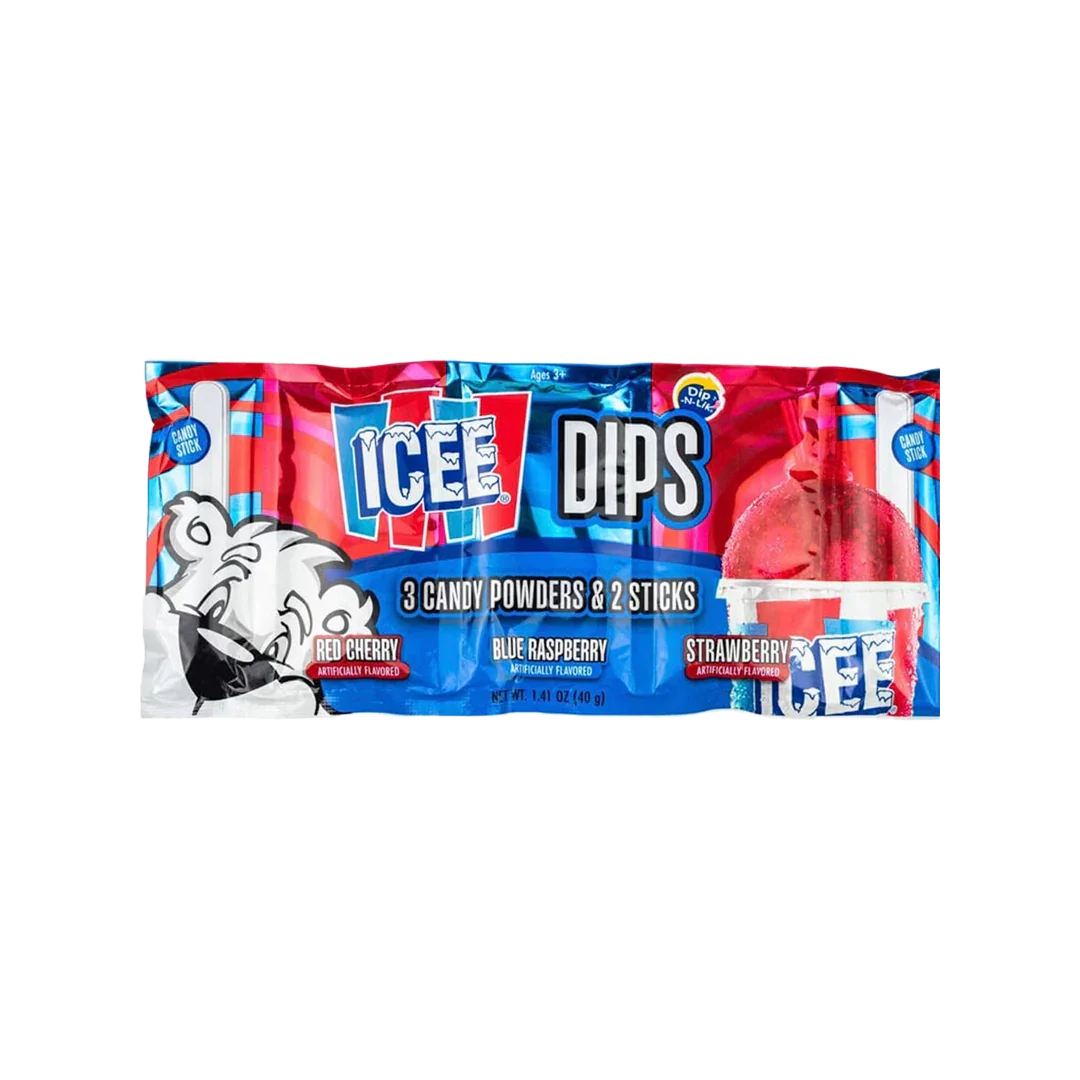 Icee Dips 3 Candy Powders e 2 Sticks - FragFuel