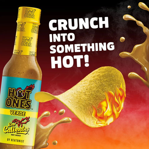Pringles Hot Ones Los Calientes Verde (Edição Especial)