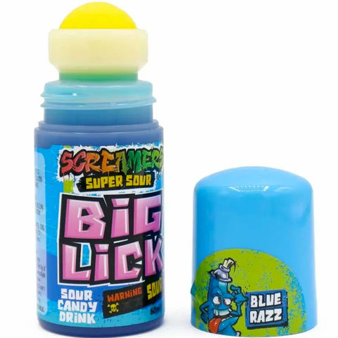 Zed Candy Screamers Super Sour Big Lick Blue Razz