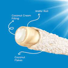 Snack Break Wafer Roll Coconut