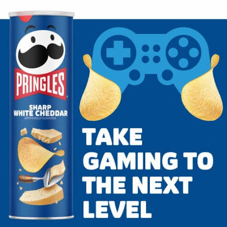 Pringles Sharp White Cheddar