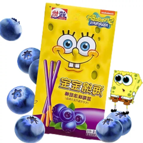 Junyi SpongeBob Blueberry Coated Sticks