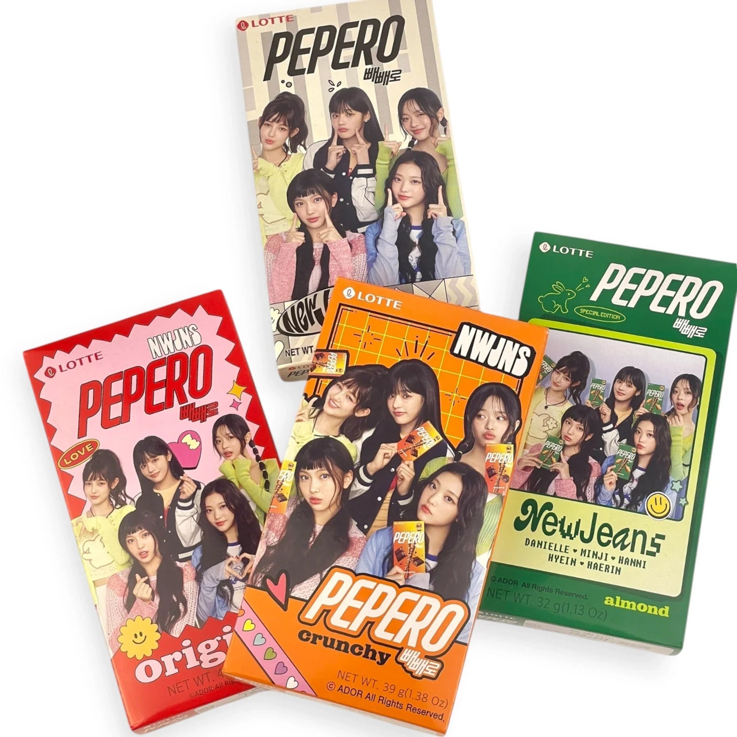 Lotte Pepero New Jeans Crunchy