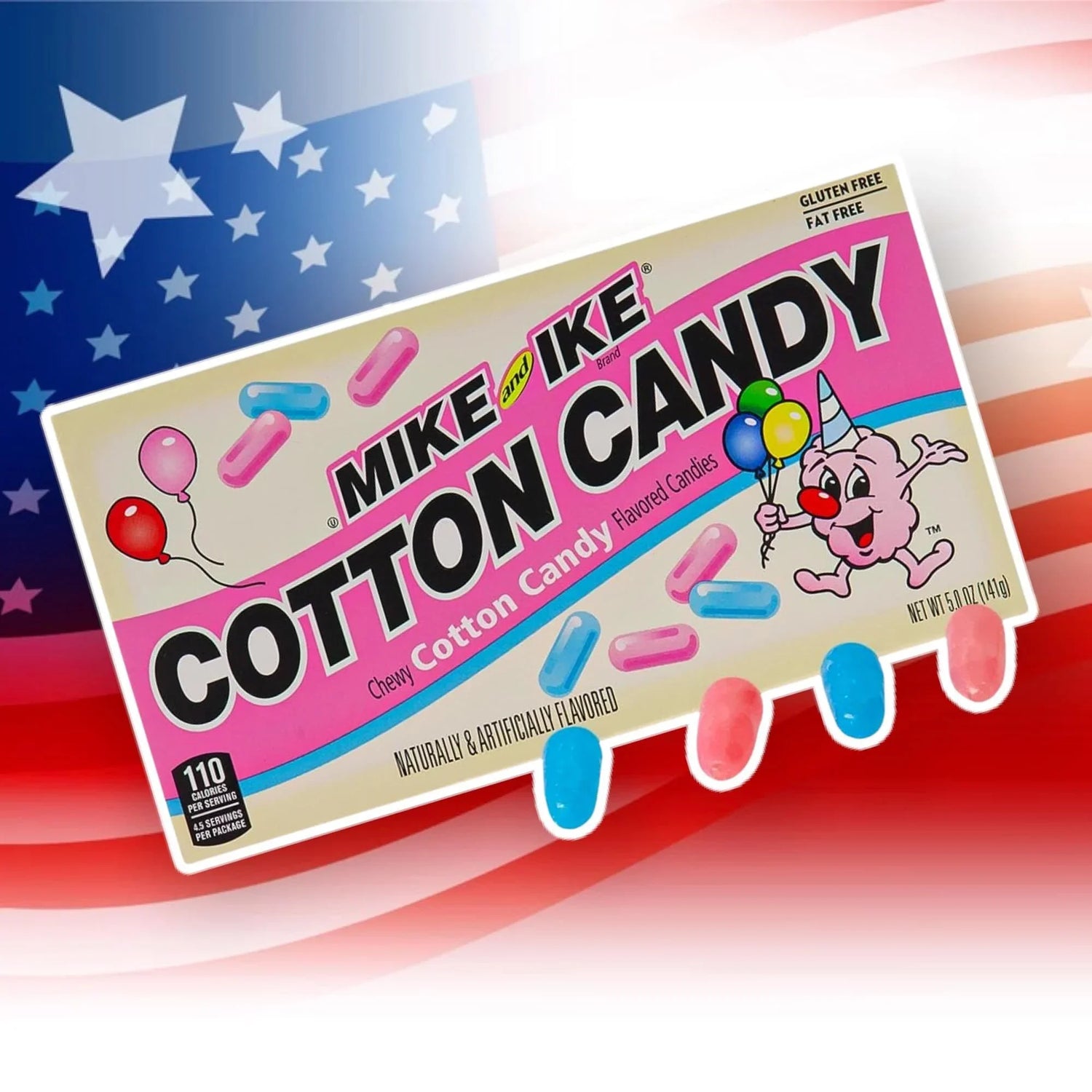 Mike and Ike Cotton Candy