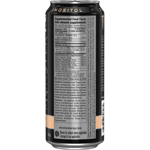 Monster Energy Reserve Peaches N' Creme Canada 473ml