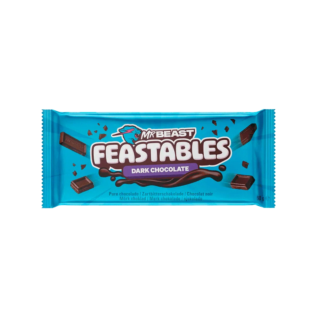 Mr. Beast Feastables MrBeast Dark Chocolate Bar (NEW) - FragFuel